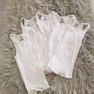 5 tank tops/  under shirts